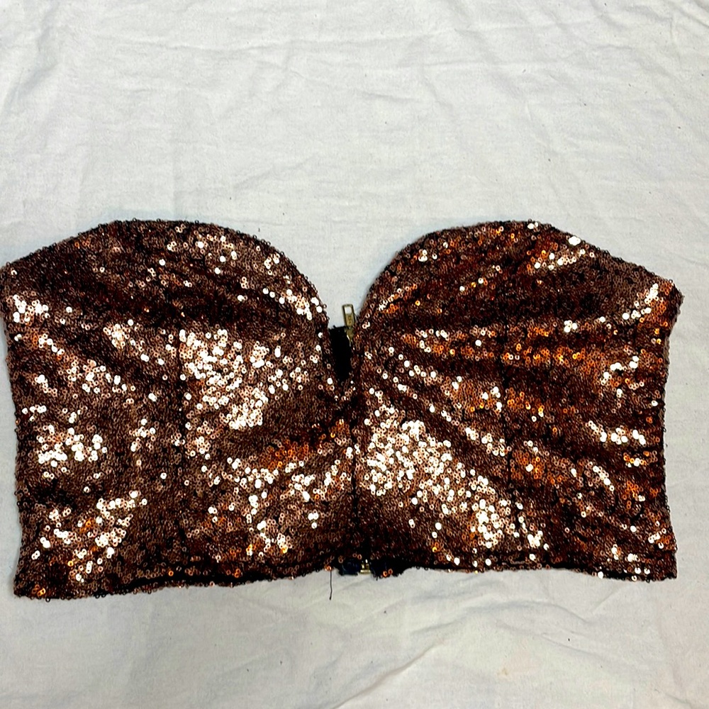 Sequin Crop or Tube top